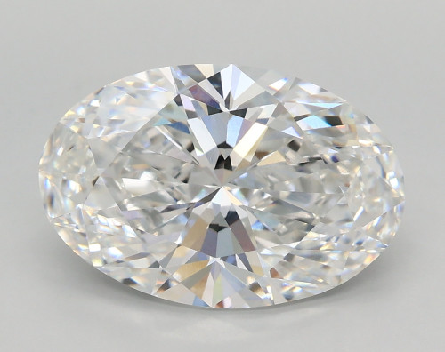 3.45 carat e VVS2 EX Cut IGI oval diamond