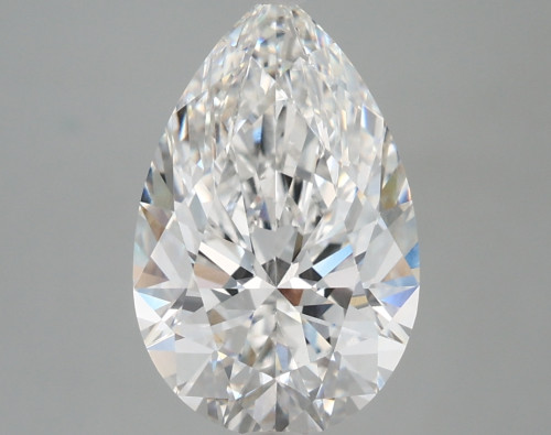 3.44 carat e VS1 EX Cut IGI pear diamond