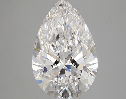 3.44 carat d VVS2 EX Cut IGI pear diamond