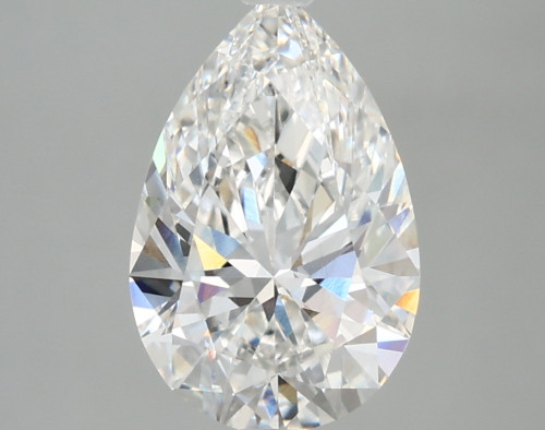 2.1 carat f VVS1 EX Cut IGI pear diamond