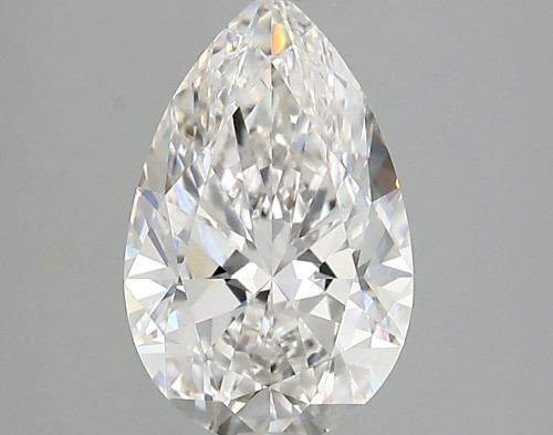 2.45 carat e VS1 EX Cut IGI pear diamond