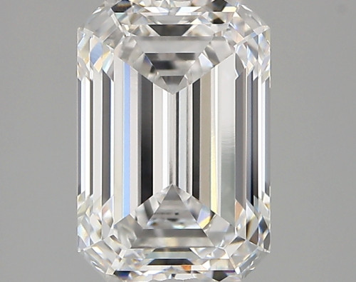 3.01 carat e VVS2 EX Cut IGI emerald diamond