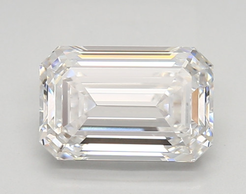 2.04 carat d VVS2 EX Cut IGI emerald diamond
