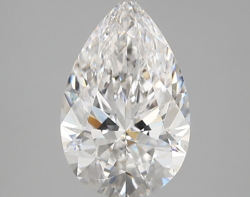 3.6 carat e VVS1 EX Cut IGI pear diamond