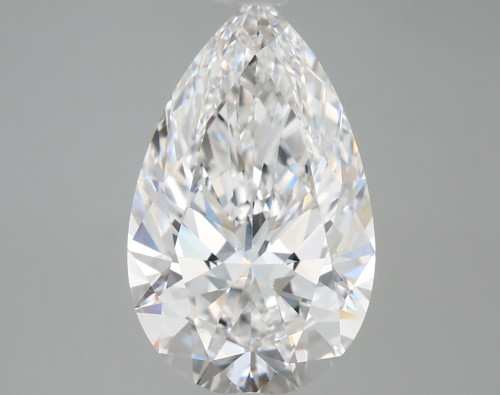3.82 carat d VVS2 EX Cut IGI pear diamond
