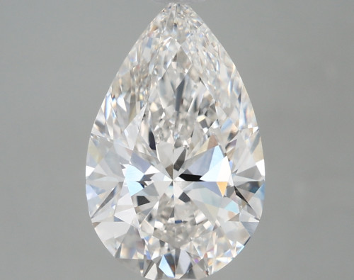 3.27 carat f VVS2 EX Cut IGI pear diamond
