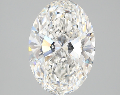 3.44 carat f VVS2 EX Cut IGI oval diamond