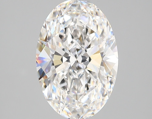 3.14 carat e VVS2 EX Cut IGI oval diamond