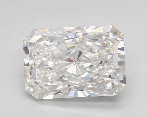 3.49 carat f VVS2 EX Cut IGI radiant diamond