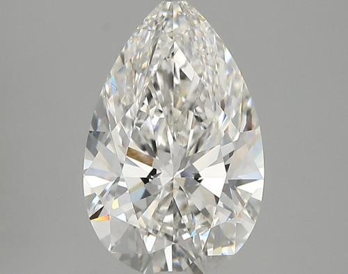 2.84 carat f VVS1 EX Cut IGI pear diamond