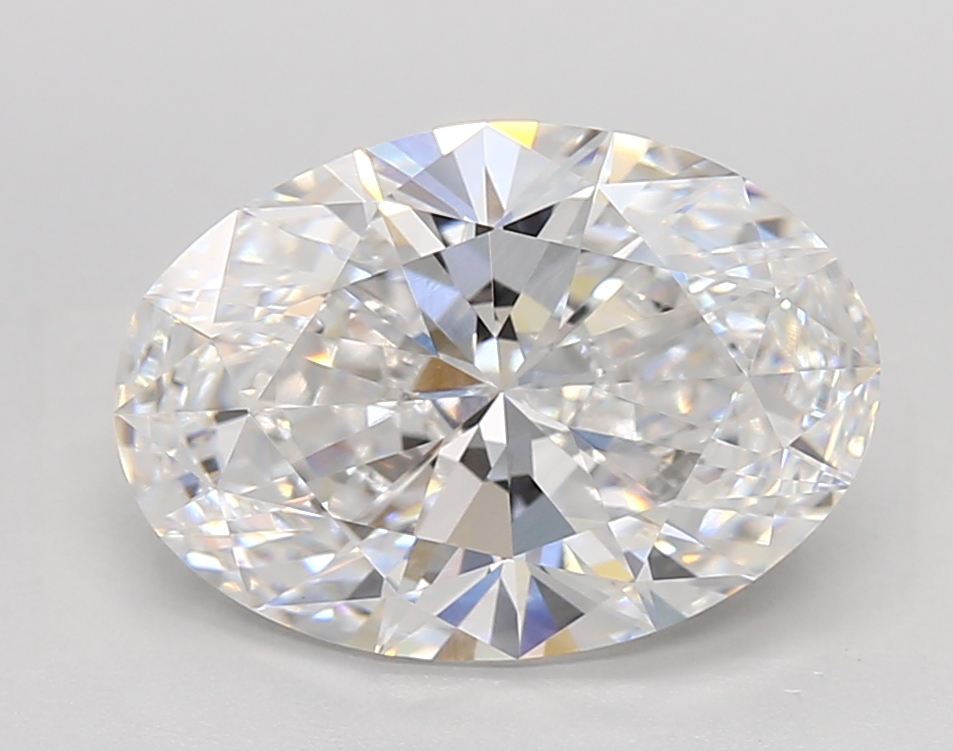 3.68 ct. oval Lab Grown Diamond front image