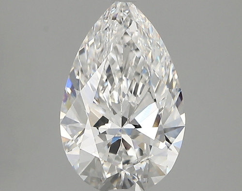 2.31 carat e VVS2 EX Cut IGI pear diamond