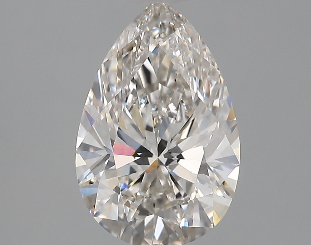 2.50 ct. pear Four Prong Ring in 10kt white gold diamond image