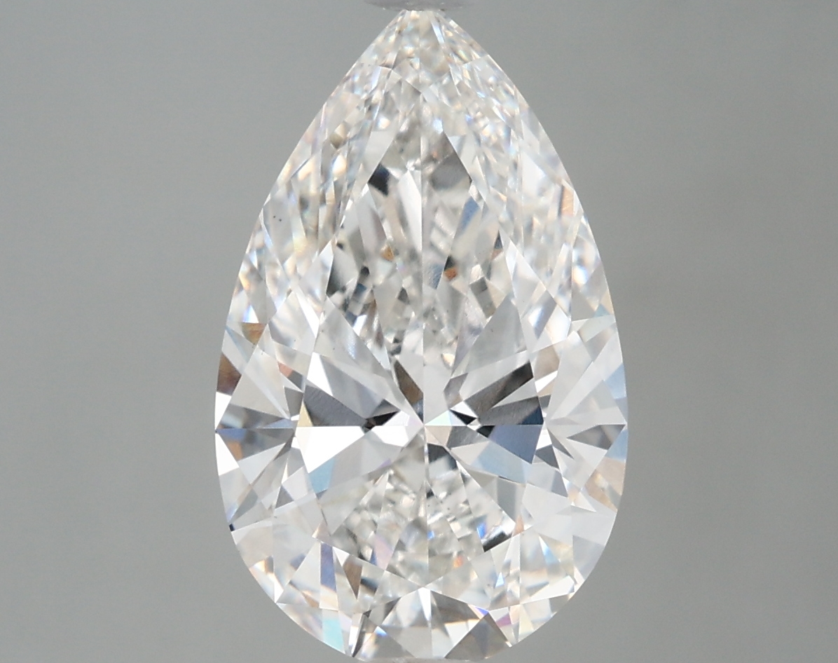 4.10 ct. pear Lab Grown Diamond front image