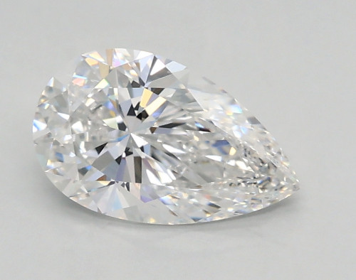 1.08 carat d VVS2 EX Cut IGI pear diamond