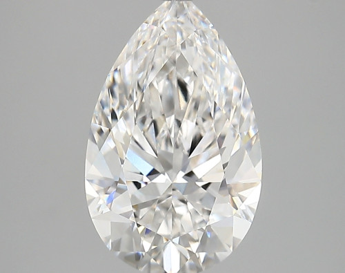 3.44 carat e VVS2 EX Cut IGI pear diamond