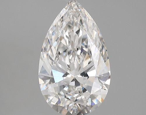 2.17 carat f VVS1 EX Cut IGI pear diamond
