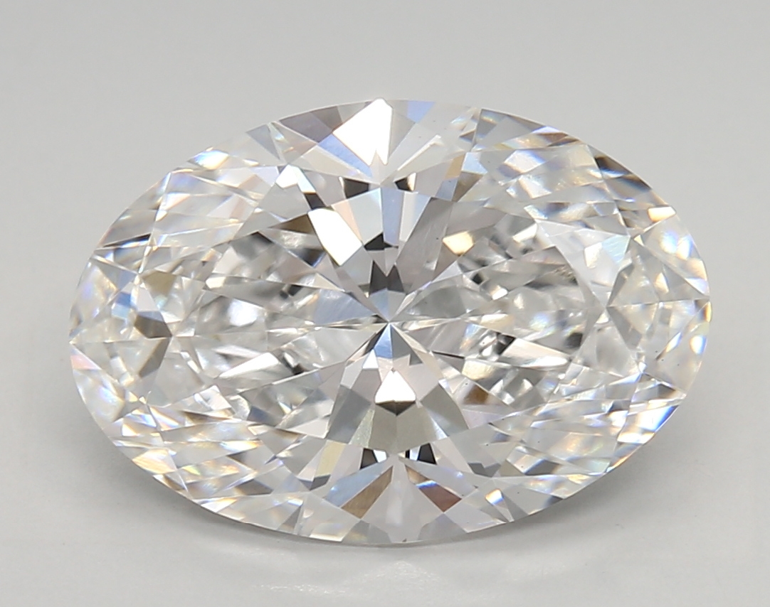 3.75 ct. oval Lab Grown Diamond front image
