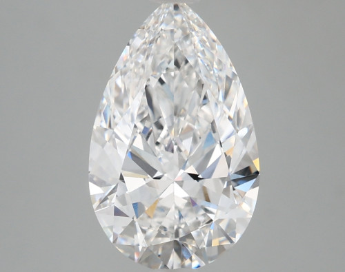3.39 carat e VVS2 EX Cut IGI pear diamond