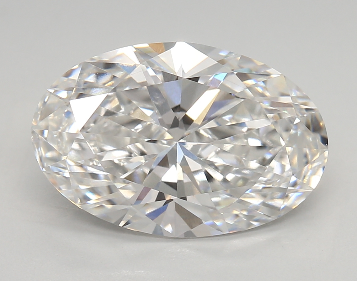 3.78 ct. oval Lab Grown Diamond front image