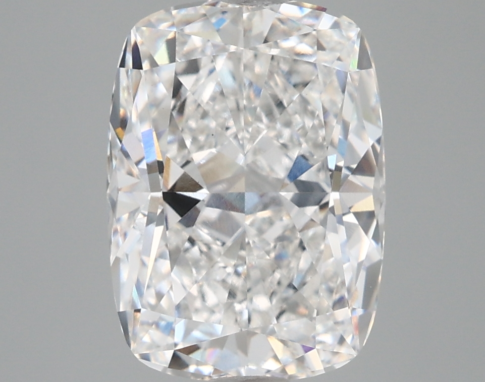 4.04 ct. cushion Madison Side Baguette Ring in 14kt white gold diamond image