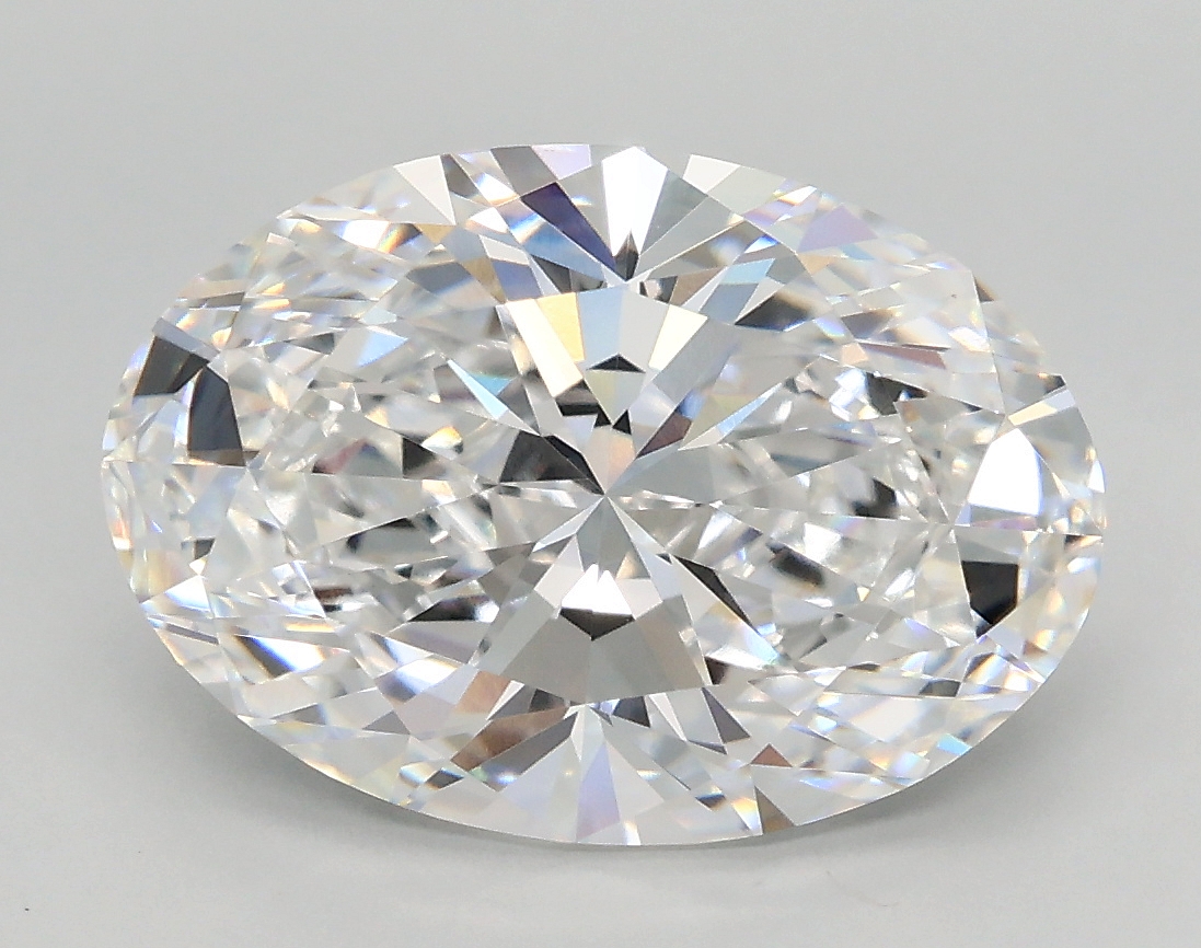 3.90 ct. oval Lab Grown Diamond front image