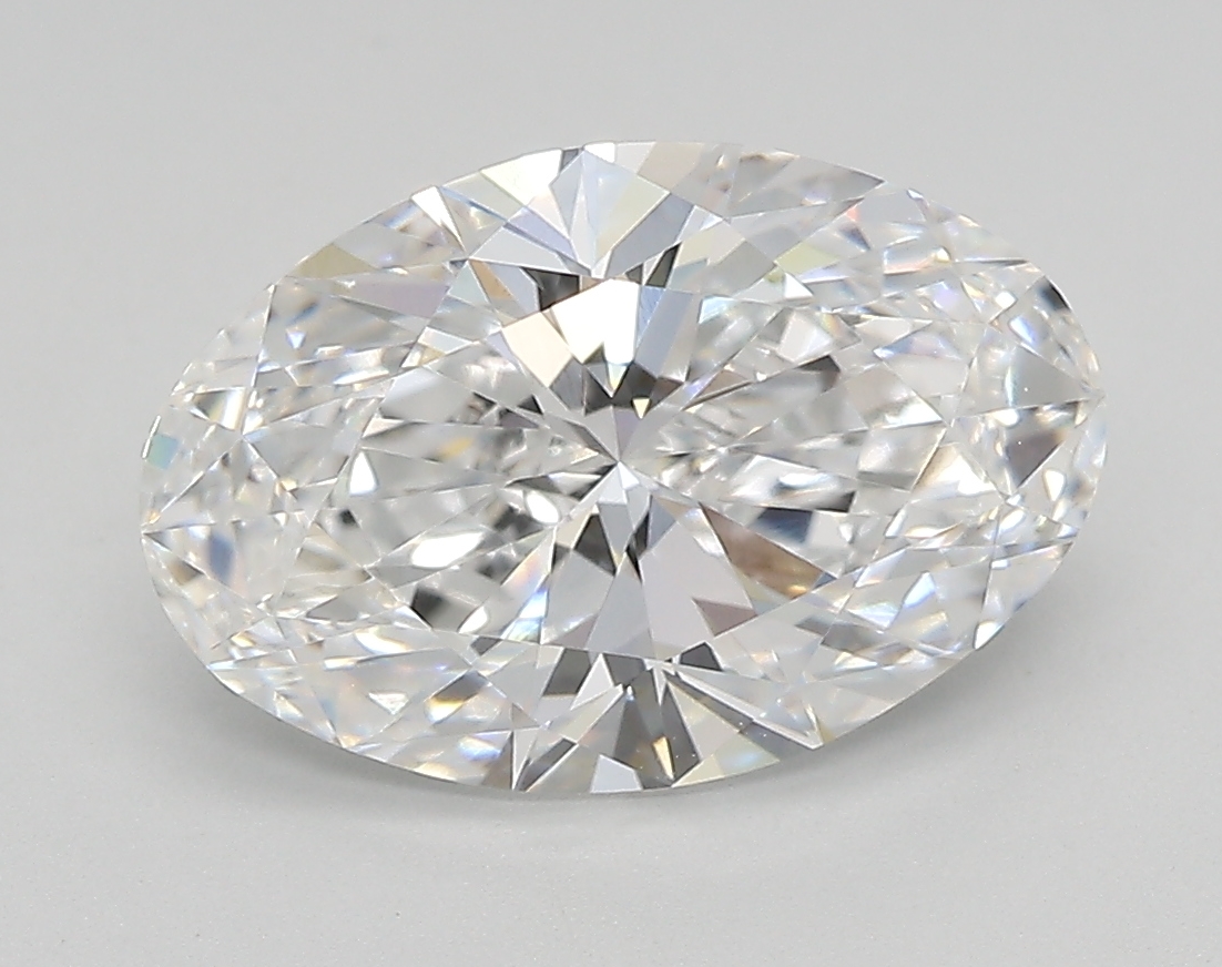 3.01 ct. oval Lab Grown Diamond front image