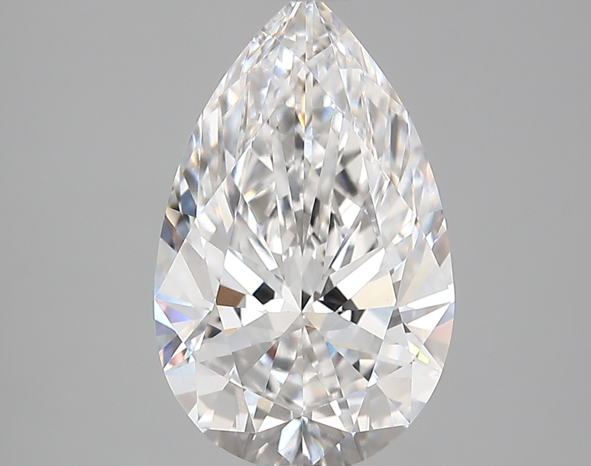 3.65 ct. pear Lab Grown Diamond front image