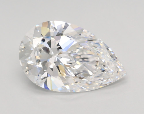 2.01 carat e VVS2 EX Cut IGI pear diamond