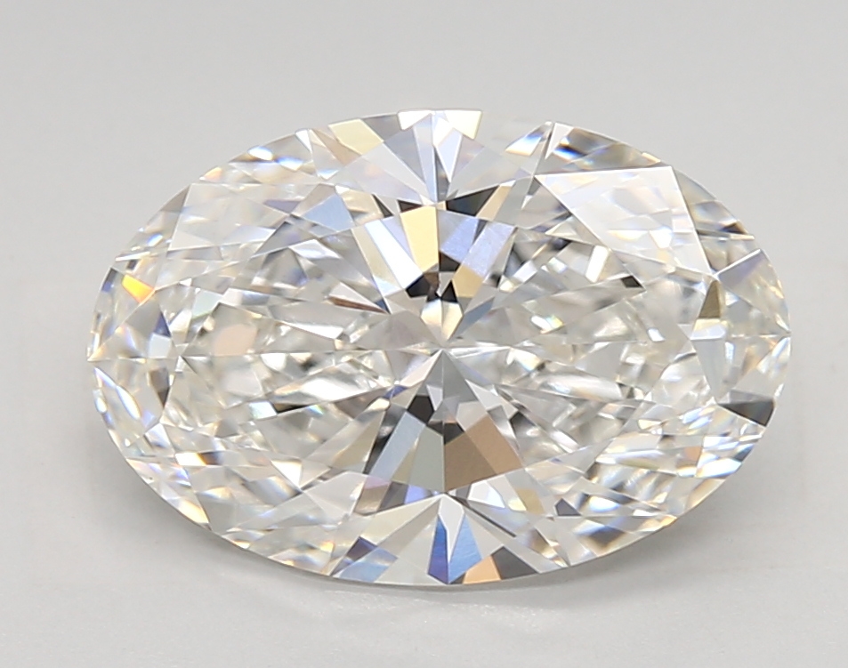 3.80 ct. oval Lab Grown Diamond front image