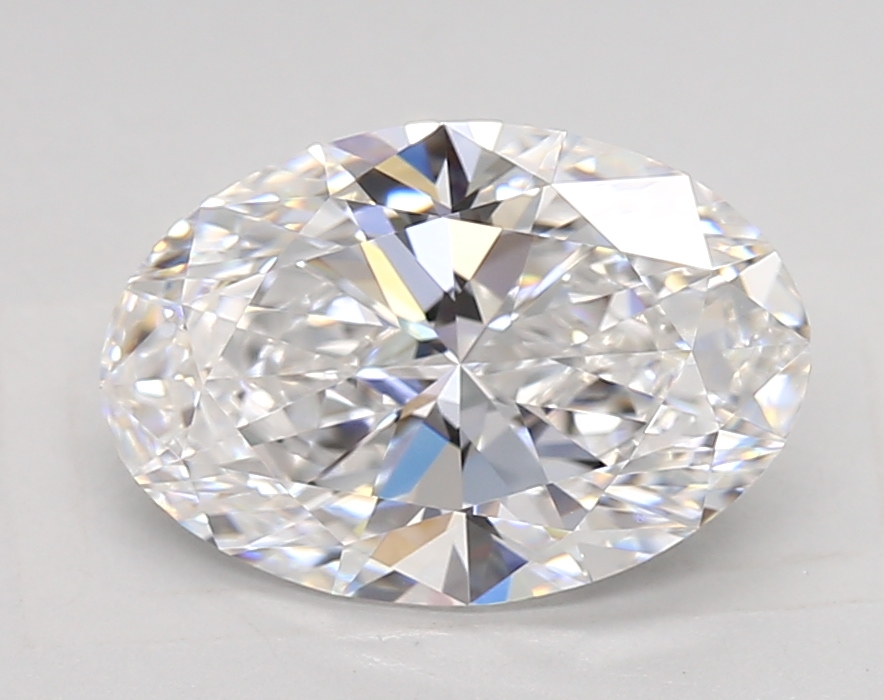 2.85 ct. oval Lab Grown Diamond front image