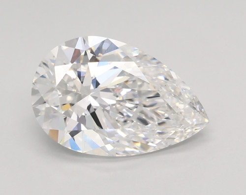 2.05 carat e VVS1 EX Cut IGI pear diamond
