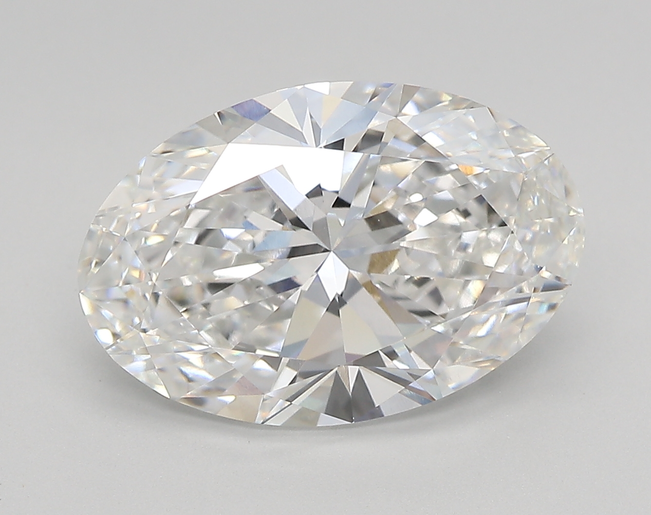 5.01 ct. oval Four Prong Ring in 10kt white gold diamond image