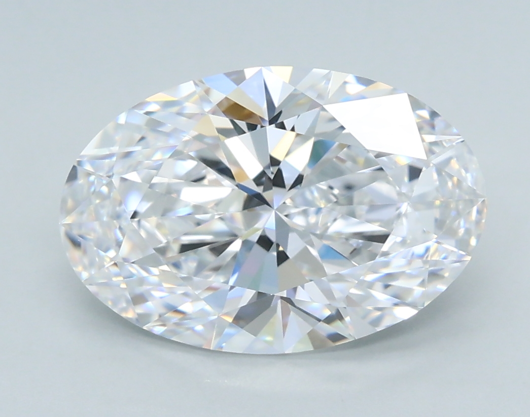 2.73 ct. oval Lab Grown Diamond front image