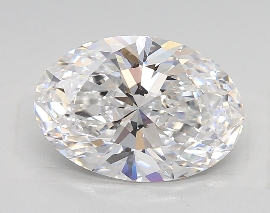 3.16 ct. oval Lab Grown Diamond front image