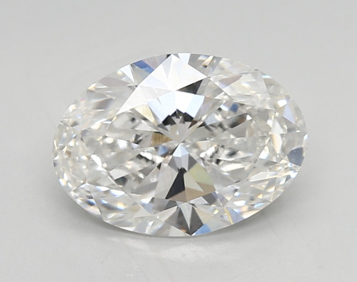 3 carat f VVS2 EX Cut IGI oval diamond