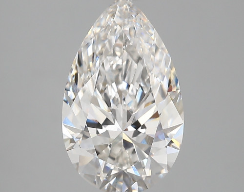 3.29 carat f VVS1 EX Cut IGI pear diamond