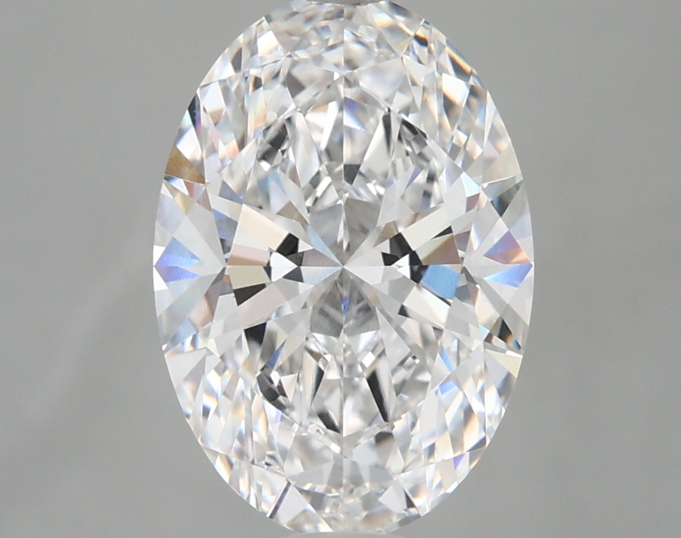 3.14 ct. oval Lab Grown Diamond front image