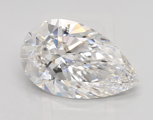 2.73 carat e VVS2 EX Cut IGI pear diamond