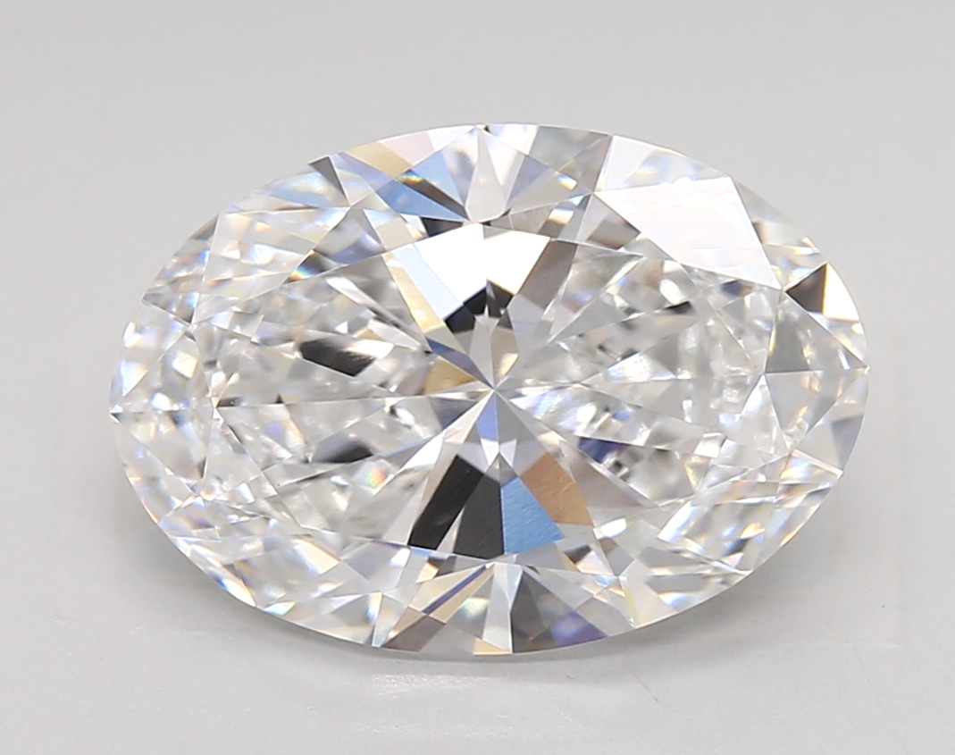 5.01 ct. oval Lab Grown Diamond front image