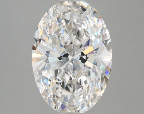 3.07 carat f VVS2 EX Cut IGI oval diamond