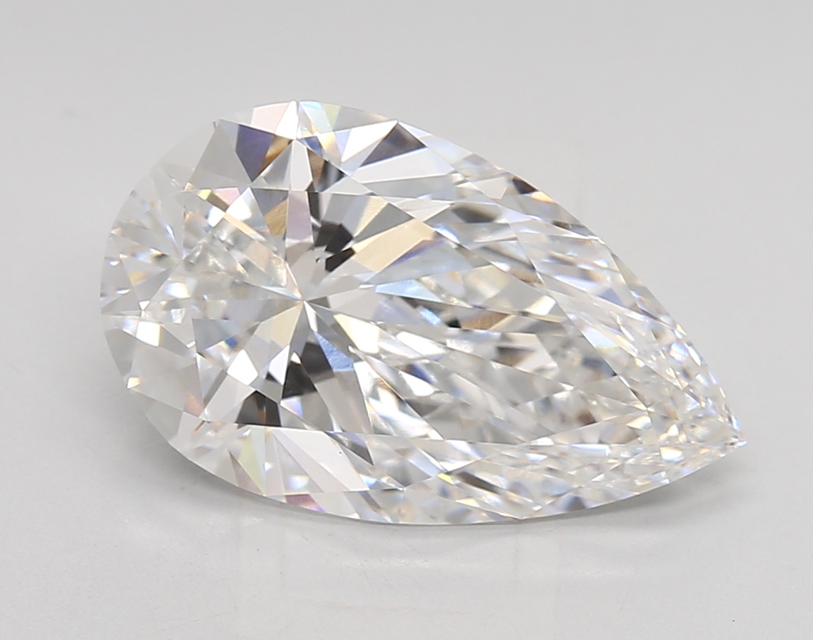4.63 ct. pear Lab Grown Diamond front image