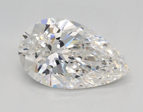1.55 carat f VVS1 EX Cut IGI pear diamond