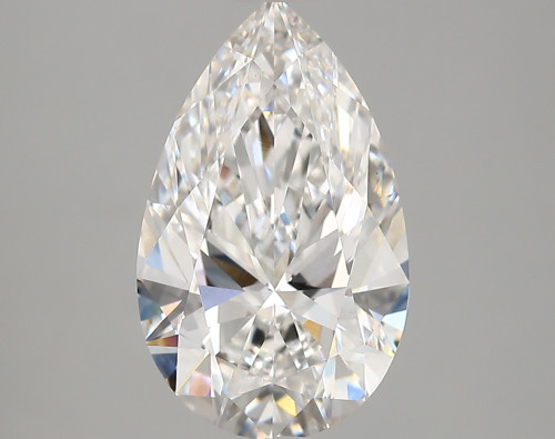 3.99 carat e VVS2 EX Cut IGI pear diamond