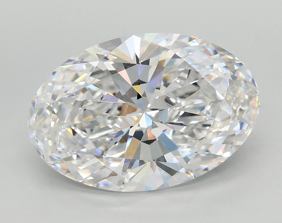 4.10 ct. oval Lab Grown Diamond front image