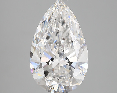 4.01 carat d VVS2 EX Cut IGI pear diamond