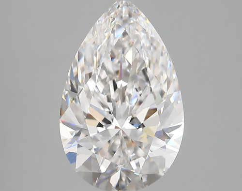 3.49 carat e VVS2 EX Cut IGI pear diamond