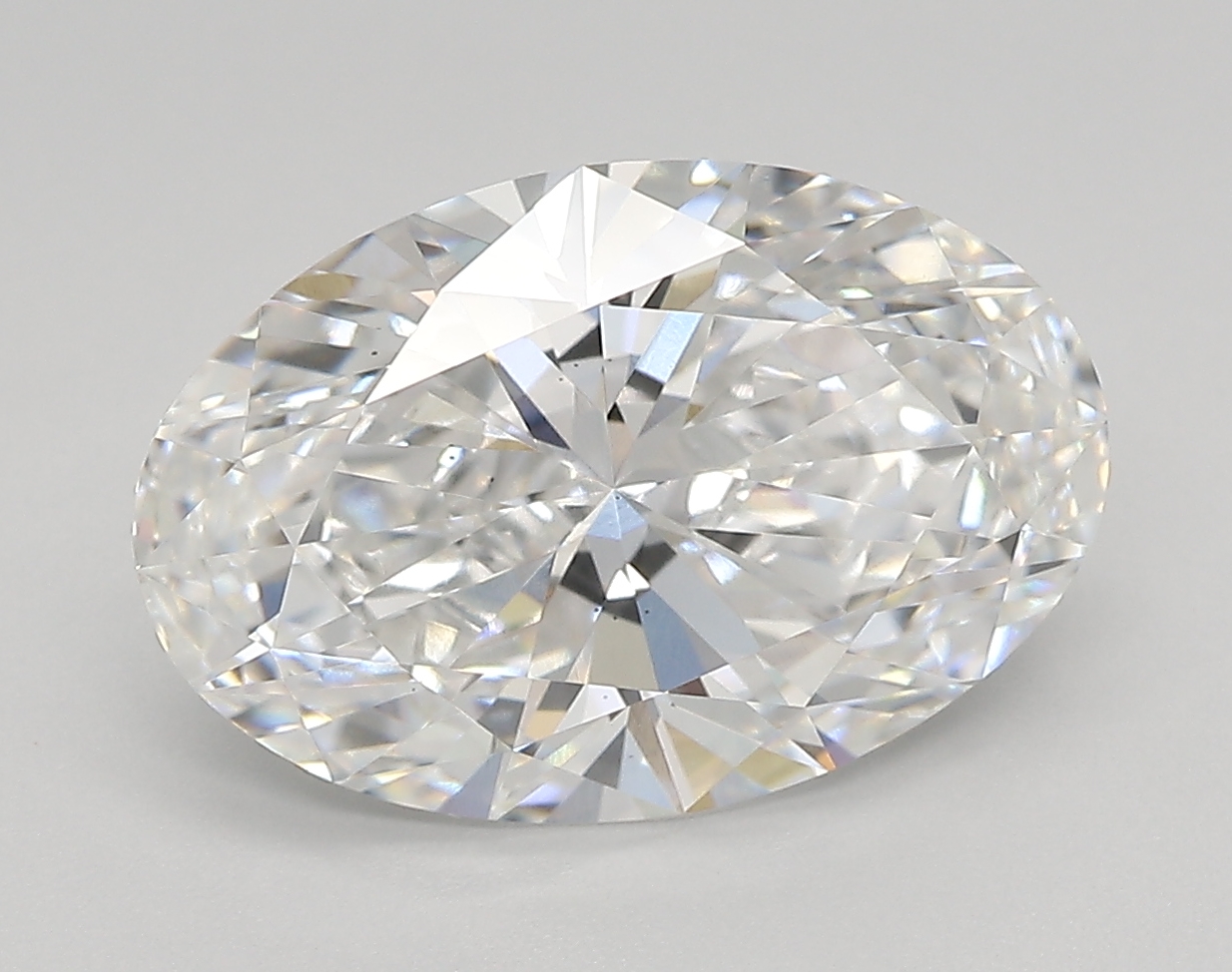4.10 ct. oval Lab Grown Diamond front image
