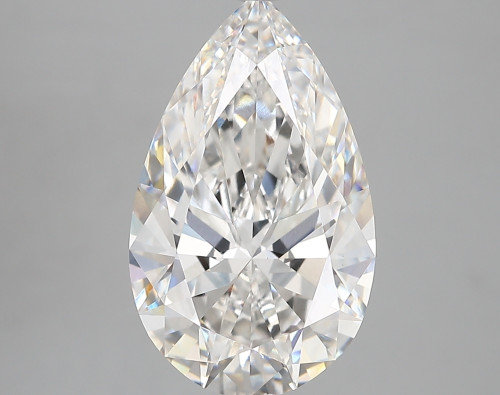5.01 carat f VS1 EX Cut IGI pear diamond