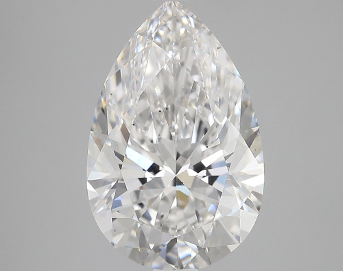 5.18 carat f VS2 EX Cut IGI pear diamond